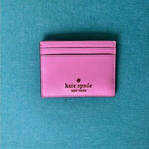 NEW Kate Spade Pink Card Holder